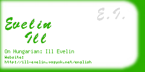 evelin ill business card